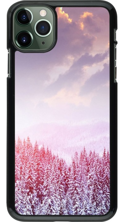 iPhone 11 Pro Max Case Hülle - Winter 22 Pink Forest