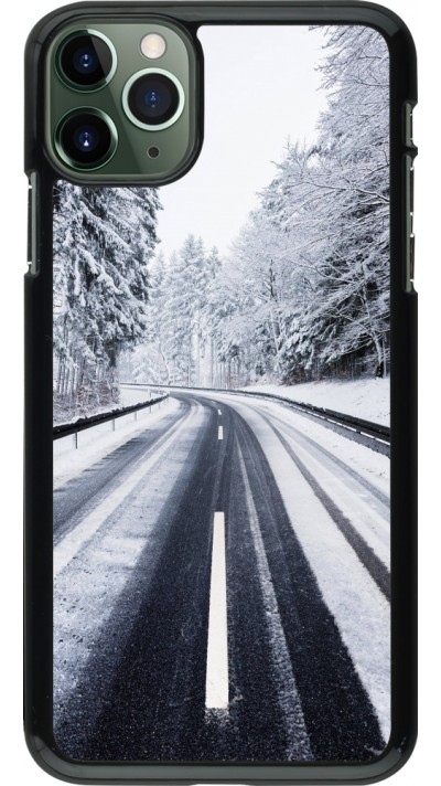iPhone 11 Pro Max Case Hülle - Winter 22 Snowy Road