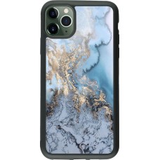 Hülle iPhone 11 Pro Max - Silikon schwarz Marble 04