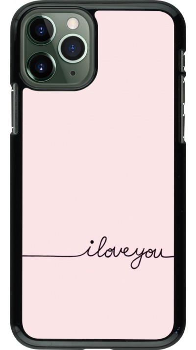 iPhone 11 Pro Case Hülle - Valentine 2023 i love you writing