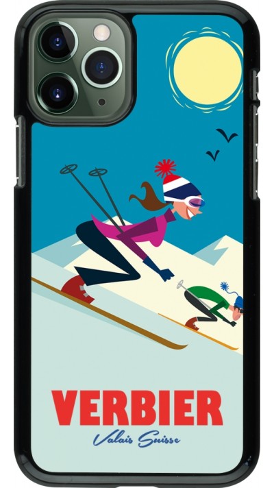 iPhone 11 Pro Case Hülle - Verbier Ski Downhill