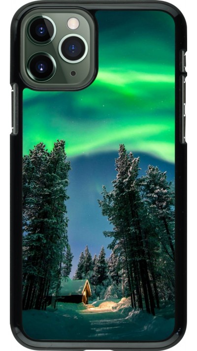 iPhone 11 Pro Case Hülle - Winter 22 Northern Lights
