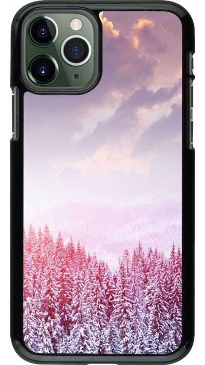 iPhone 11 Pro Case Hülle - Winter 22 Pink Forest