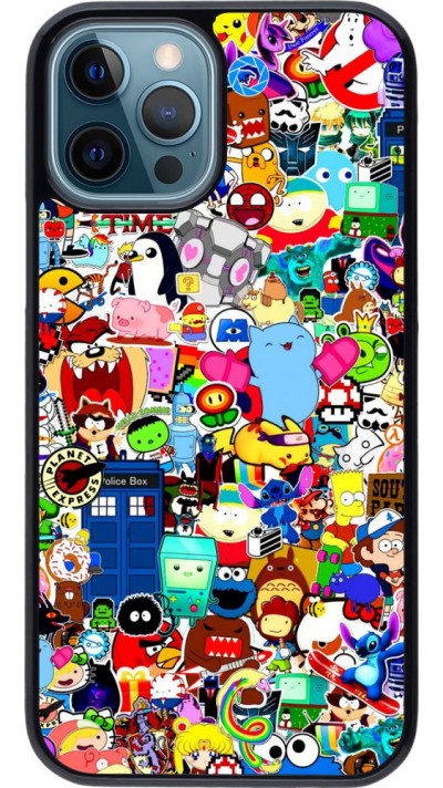 Coque iPhone 12 / 12 Pro - Mixed cartoons