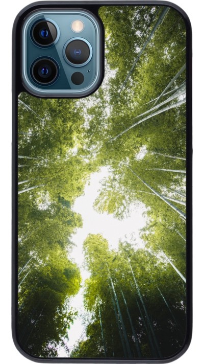 iPhone 12 / 12 Pro Case Hülle - Spring 23 forest blue sky