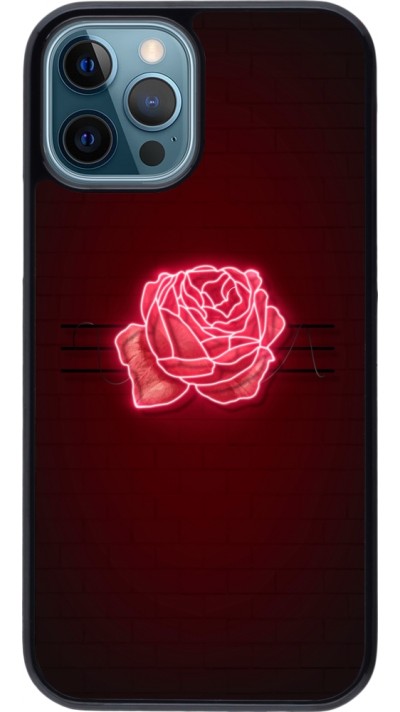 iPhone 12 / 12 Pro Case Hülle - Spring 23 neon rose