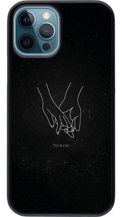 iPhone 12 / 12 Pro Case Hülle - Valentine 2023 hands forever