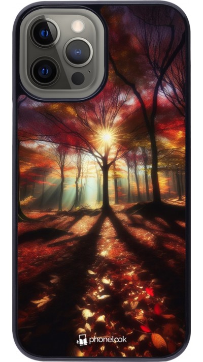 iPhone 12 Pro Max Case Hülle - Herbstlicher goldener Glanz