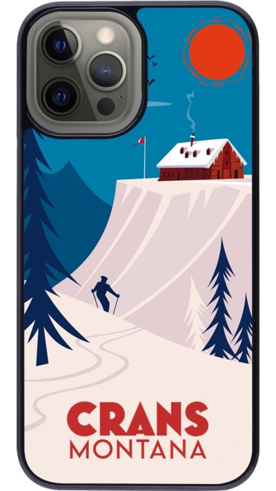 iPhone 12 Pro Max Case Hülle - Crans-Montana Cabane