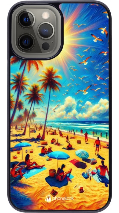 iPhone 12 Pro Max Case Hülle - Sommer Paradies Farbe