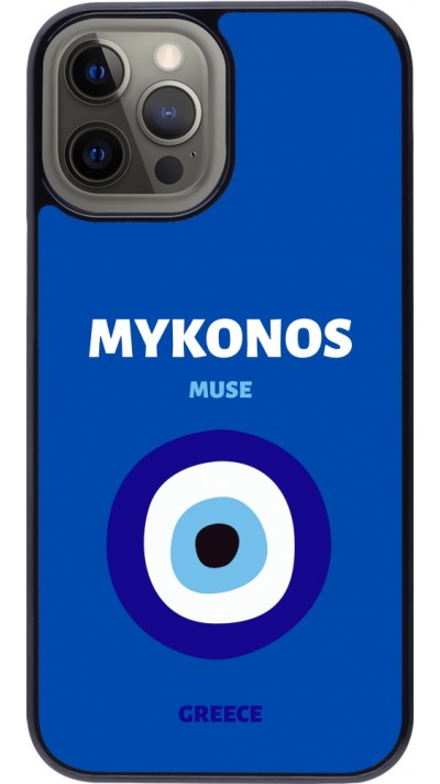 iPhone 12 Pro Max Case Hülle - Pop Summer Destination Mykonos