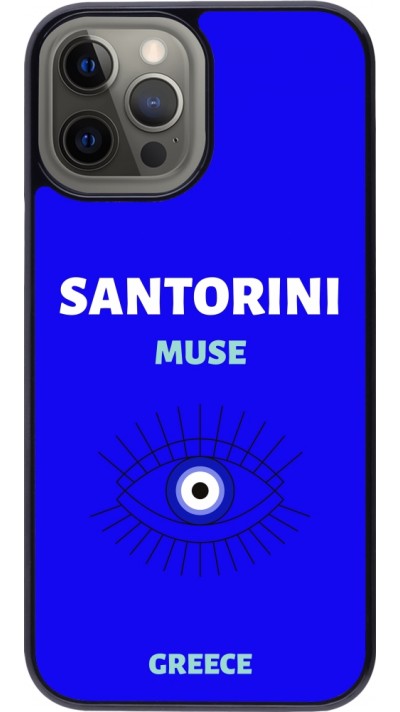 iPhone 12 Pro Max Case Hülle - Pop Summer Destination Santorini