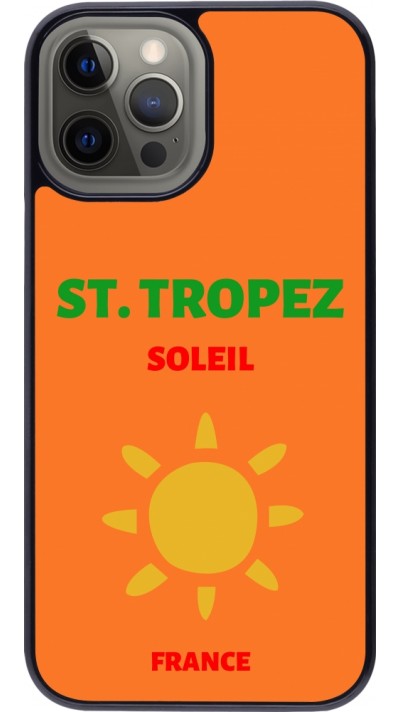 iPhone 12 Pro Max Case Hülle - Pop Summer Destination St-Tropez