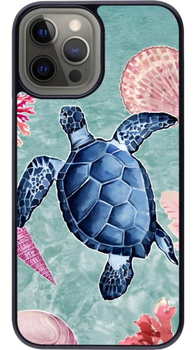 iPhone 12 Pro Max Case Hülle - Preppy Turtle