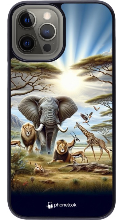 iPhone 12 Pro Max Case Hülle - Afrikanisches Wildleben