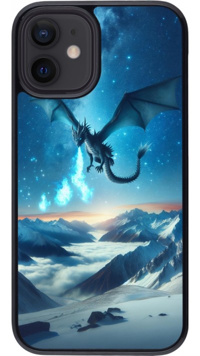 iPhone 12 mini Case Hülle - Drache nächtliche Berg