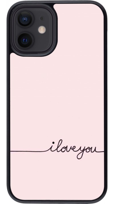 iPhone 12 mini Case Hülle - Valentine 2023 i love you writing