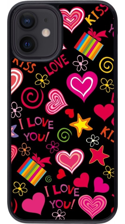 iPhone 12 mini Case Hülle - Valentine 2023 love symbols