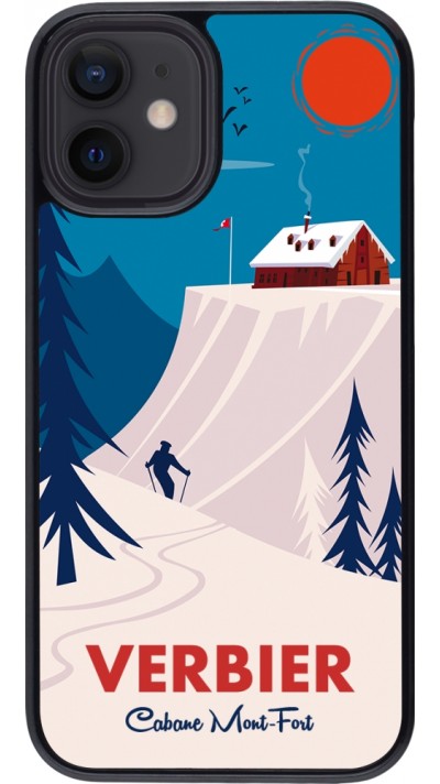 iPhone 12 mini Case Hülle - Verbier Cabane Mont-Fort