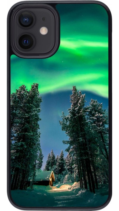 iPhone 12 mini Case Hülle - Winter 22 Northern Lights