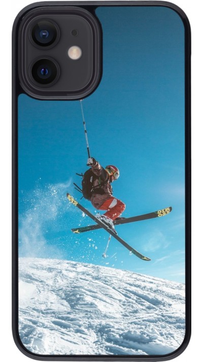 iPhone 12 mini Case Hülle - Winter 22 Ski Jump