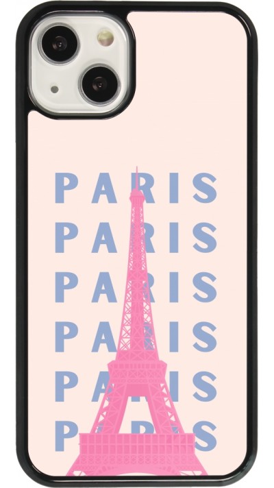 iPhone 13 Case Hülle - Paris Pink Print