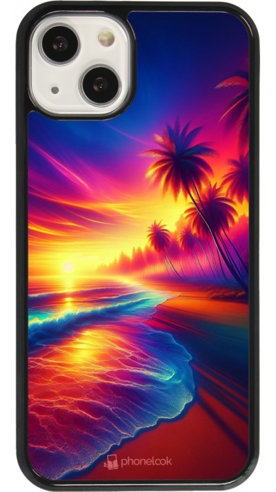 iPhone 13 Case Hülle - Strand Sonnenuntergang auffällig