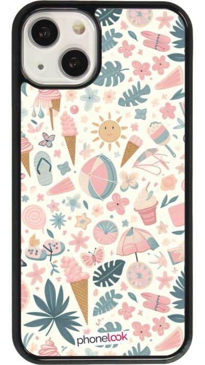 iPhone 13 Case Hülle - Sommer Pink Muster