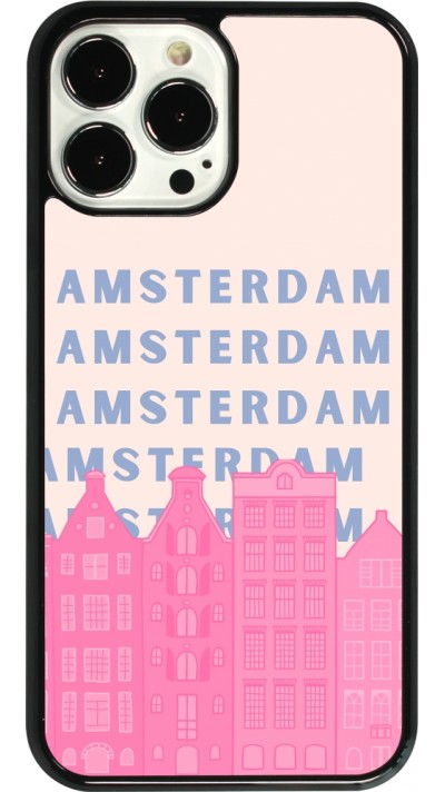 iPhone 13 Pro Max Case Hülle - Amsterdam Pink Print