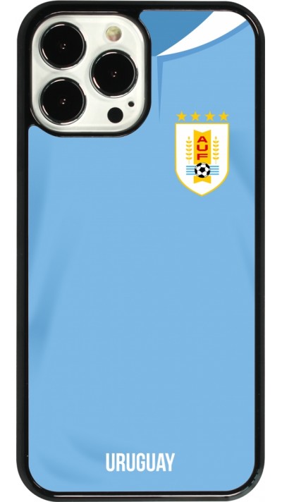 iPhone 13 Pro Max Case Hülle - Uruguay 2022 personalisierbares Fussballtrikot