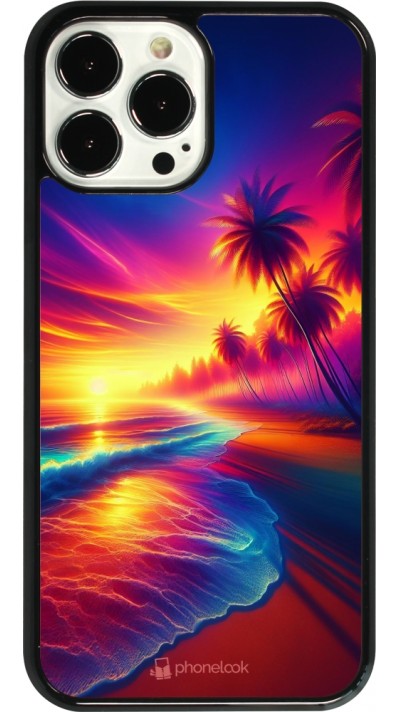 iPhone 13 Pro Max Case Hülle - Strand Sonnenuntergang auffällig