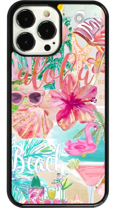 iPhone 13 Pro Max Case Hülle - Preppy Collage Aloha