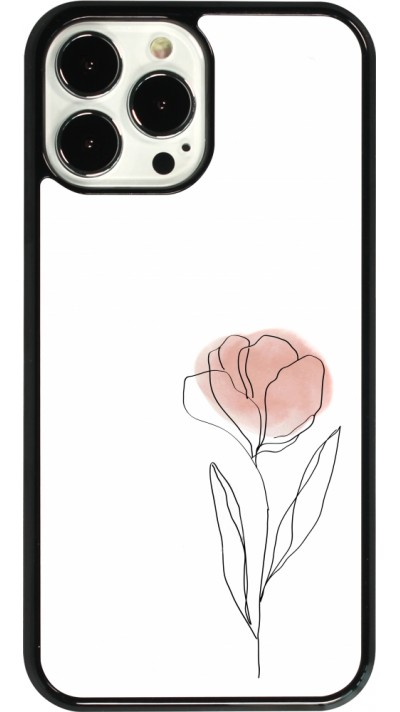 iPhone 13 Pro Max Case Hülle - Spring 23 minimalist flower