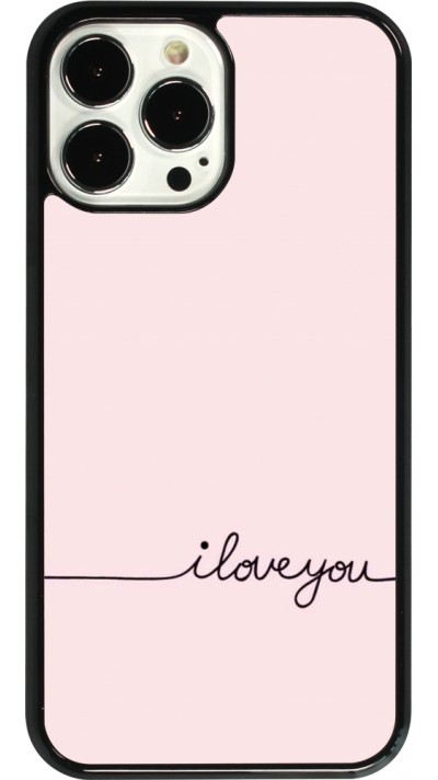 iPhone 13 Pro Max Case Hülle - Valentine 2023 i love you writing