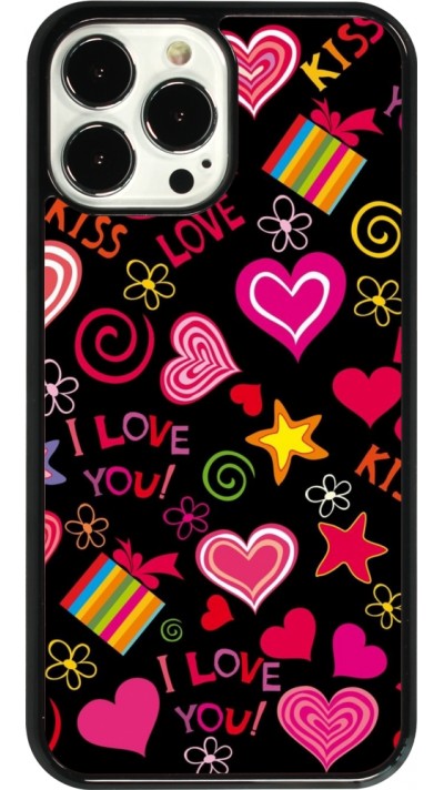 iPhone 13 Pro Max Case Hülle - Valentine 2023 love symbols