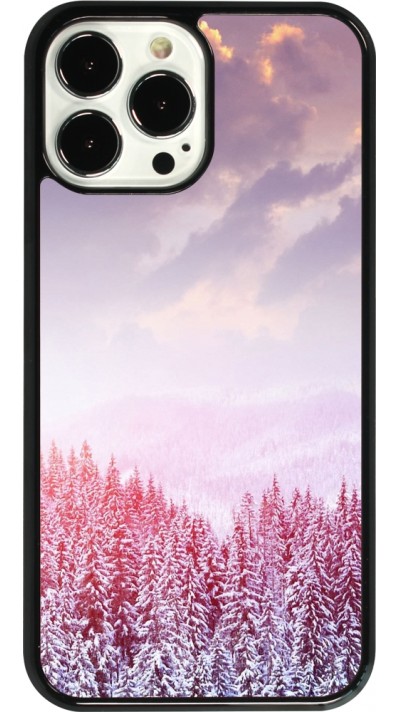 iPhone 13 Pro Max Case Hülle - Winter 22 Pink Forest