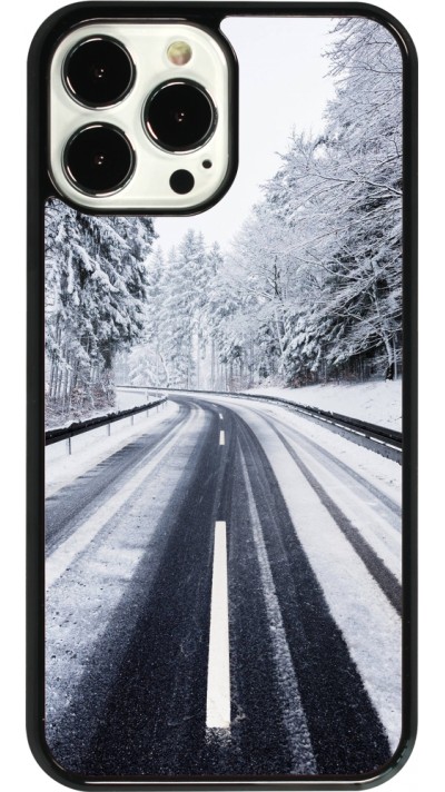 iPhone 13 Pro Max Case Hülle - Winter 22 Snowy Road