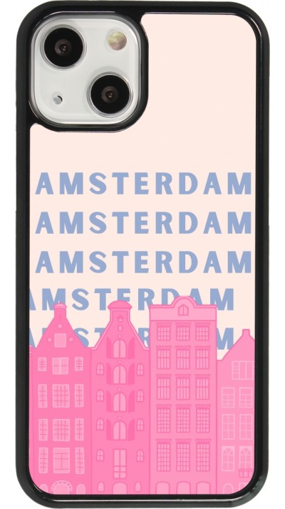 iPhone 13 mini Case Hülle - Amsterdam Pink Print