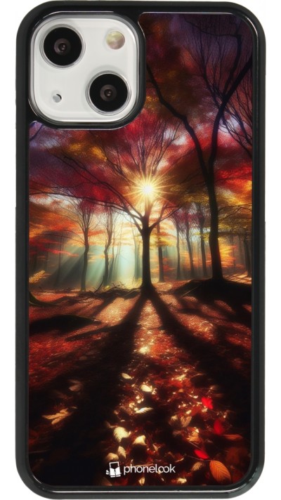 iPhone 13 mini Case Hülle - Herbstlicher goldener Glanz