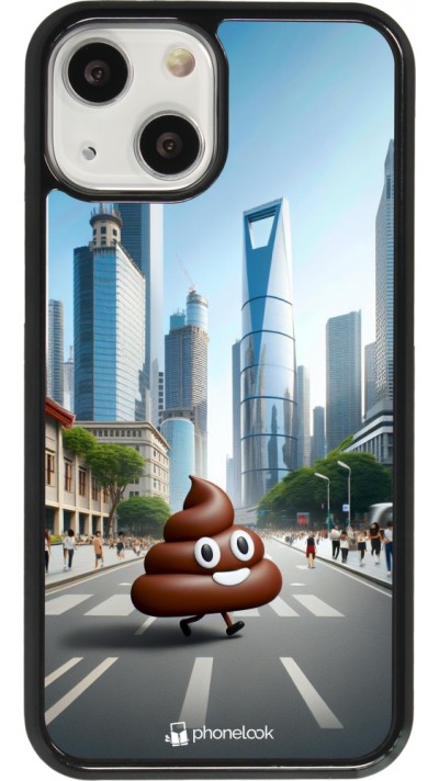 iPhone 13 mini Case Hülle - Kackhaufen Emoji Spaziergang