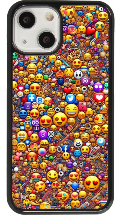 iPhone 13 mini Case Hülle - Emoji gemischt