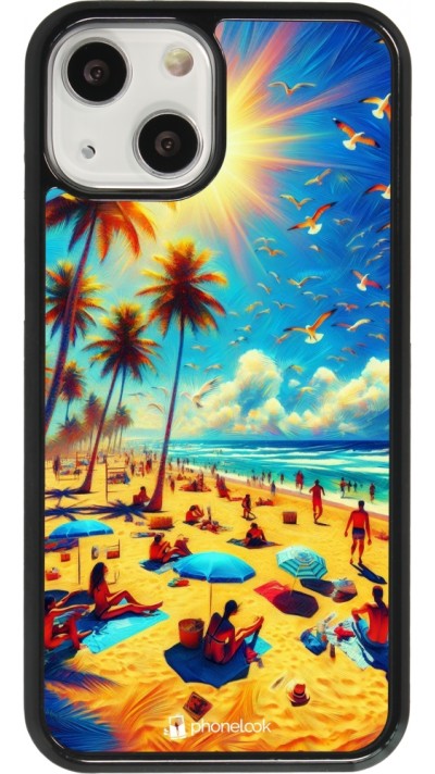 iPhone 13 mini Case Hülle - Sommer Paradies Farbe