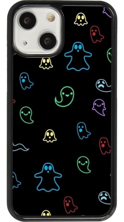 iPhone 13 mini Case Hülle - Halloween 2024 colorful ghosts