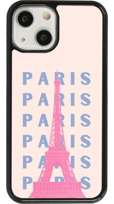 iPhone 13 mini Case Hülle - Paris Pink Print