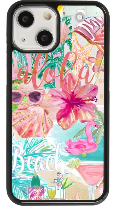 Coque iPhone 13 mini - Preppy Collage Aloha