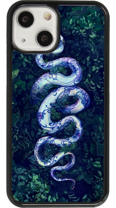 iPhone 13 mini Case Hülle - Snake Blue Anaconda