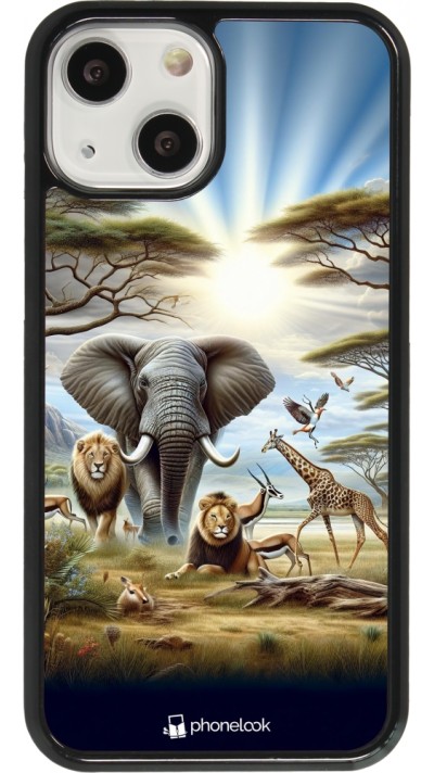 iPhone 13 mini Case Hülle - Afrikanisches Wildleben