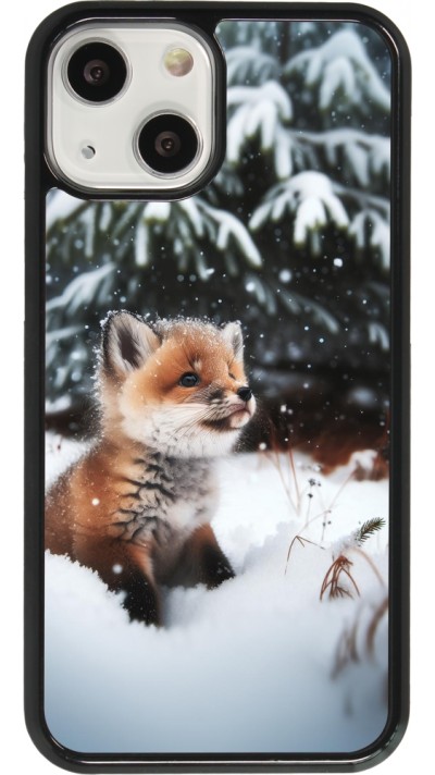 iPhone 13 mini Case Hülle - Weihnachten 2023 Fuechslein Tanne