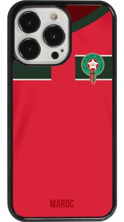 iPhone 13 Pro Case Hülle - Marokko 2022 personalisierbares Fussballtrikot