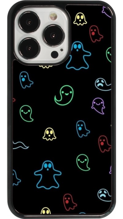 iPhone 13 Pro Case Hülle - Halloween 2024 colorful ghosts